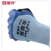 登升手套159握得牢尼龙半浸加强磨砂新款969耐磨防滑王一站式采购图2
