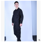 厂家供应茂源黑色工作服套装 保安作训特勤执勤服 户外拓展训练服图2