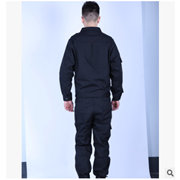 厂家供应茂源黑色工作服套装 保安作训特勤执勤服 户外拓展训练服图3