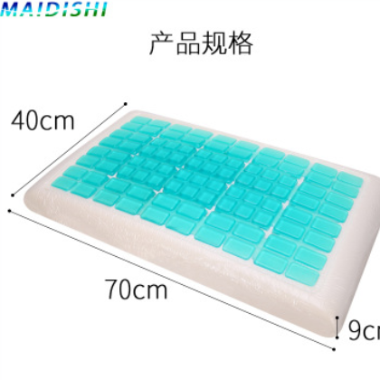 夏季记忆凝胶枕面包凝胶颈椎枕慢回弹记忆枕成人护颈硅胶凝胶枕头图2