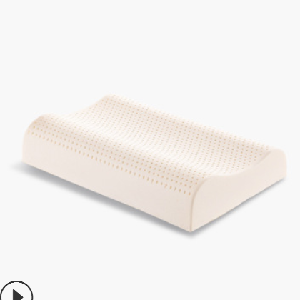 泰国乳胶枕头一件代发 颗粒按摩护颈枕 乳胶枕礼品定制logo