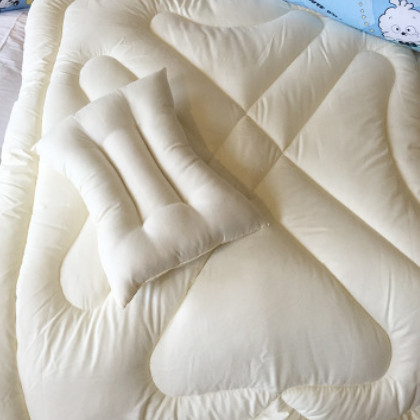 幼儿园棉被批发 家纺床上用品 全棉印花简约绣花六件套图3