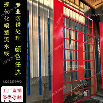 基坑护栏网警示围栏基坑护栏竖管红白临边安全防护基坑临边护栏网图3