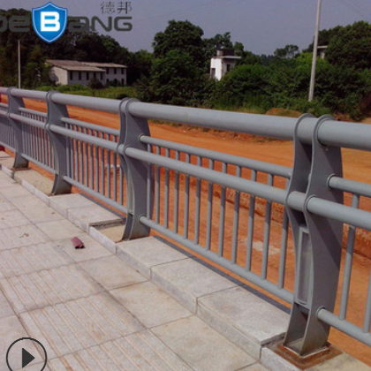 热镀锌钢管河道景观高速护栏 安全防护工程告诉公路桥梁防撞护栏