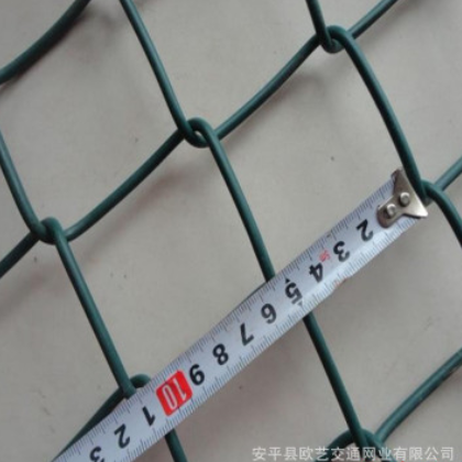 实体供应：篮球厂围栏平纹编织体育勾花网护栏网学校小区护栏图3