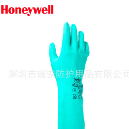 霍尼韦尔honeywell 2094831 丁腈防化手套 耐酸碱手套图2