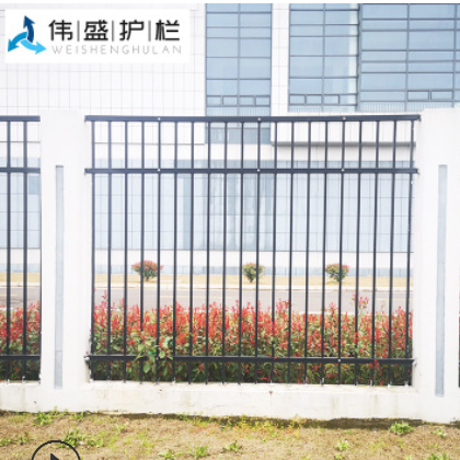 厂家热销F型锌钢护栏 铁艺拼接护栏 小区绿化带锌钢围栏花园栅栏