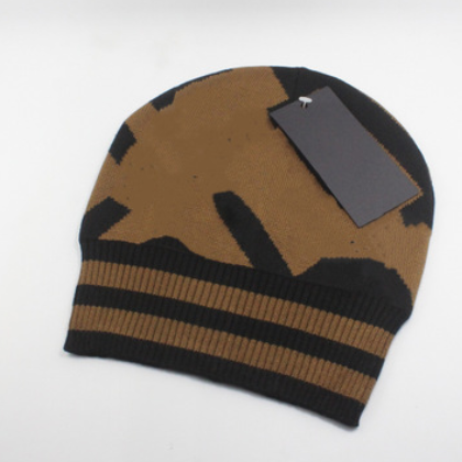 外贸毛线帽 新款针织帽子 男女款冬天保暖帽子 欧美时尚针织 冬帽