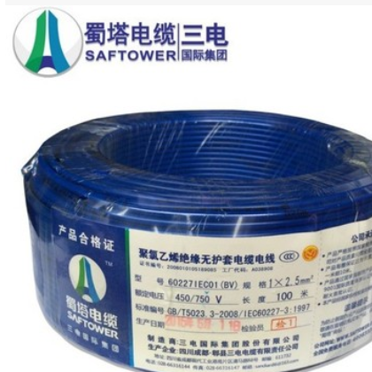成塑电线 电线电缆BLV35平方铜芯电线 塔牌国标线图3