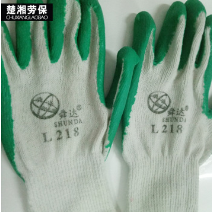 厂家直销PVC劳保手套工厂车间劳保防护手套 工业作业保护手套批发图2