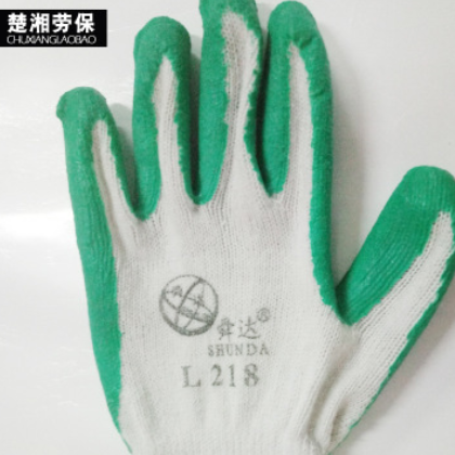 厂家直销PVC劳保手套工厂车间劳保防护手套 工业作业保护手套批发图3