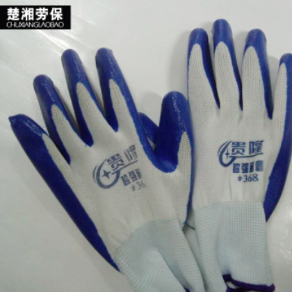 厂家PVC劳保手套 建筑工矿货物搬运乳胶劳保用品批发防滑耐磨手套图3