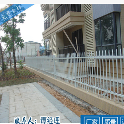围栏施工 佛山市政道路围栏 深圳新型小区草坪围栏 厂家定制图3