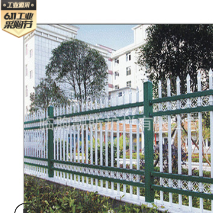 小区锌钢护栏学校塑钢围墙栏 别墅院子建筑护栏厂房社区防护栏杆图3