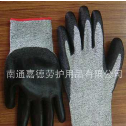 防切割手套 5级防切割腈超细发泡3/4涂层.抗切割性能优图2