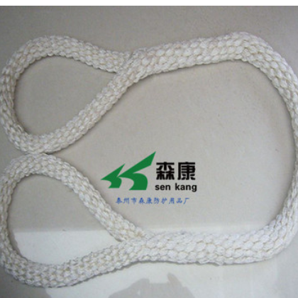 森康供应白色锦纶吊装带φ6-φ100mm 纯手工吊装绳吊绳支持定制图2