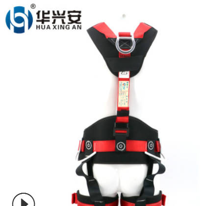 户外拓展高空作业保险带攀登救援全方位可倒置可拆卸全身式安全带图2
