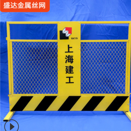 工程临边防护栏 黄黑基坑护栏 施工临时围挡护栏基坑警示围栏图3