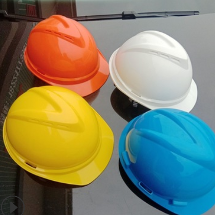 MSA豪华型安全帽 梅思安V-GARD500安全帽 定制头盔刻字印logo正品