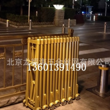 出租伸缩路障，租赁可移动伸缩硬隔离，13601391490图2