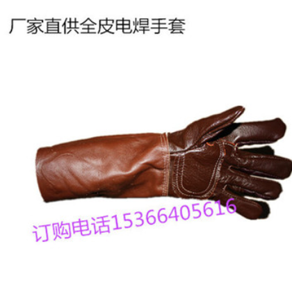 厂家直销专业定做各种劳保手套 全皮电焊手套 焊工手套图2