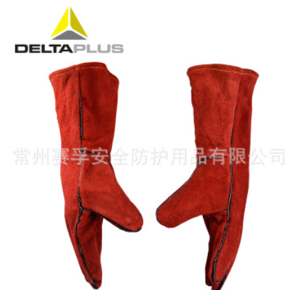正品 代尔塔 205515 牛皮手套 电焊手套 隔热 劳保 真皮防寒手套图2