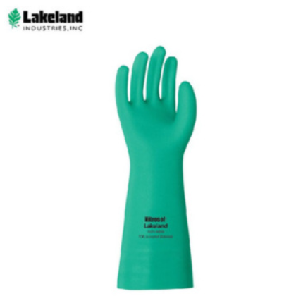 雷克兰EN15F丁晴手套 抗化学耐酸碱手套 实验室用手套