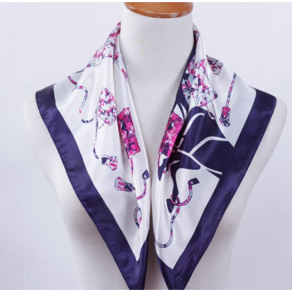 工厂直销6060大方巾职业方形丝巾空姐丝巾好品质仿绸缎