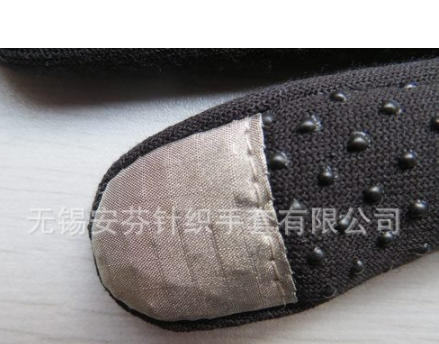 保暖防风摇粒绒 硅胶户外触屏运动手套（手指加触摸屏）图2