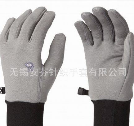 厂家批发 畅销薄形户外跑步单面绒防风手套（可加触摸屏）