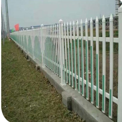 户外塑钢PVC护栏工厂别墅庭院护栏幼儿园学校草坪护栏 厂家直销