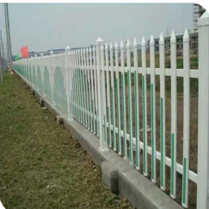 pvc护栏塑钢护栏围墙围栏别墅变压器厂房庭院花园护栏 厂家直销图2