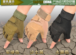 手套男半指 特种兵战术手套 进口超纤防滑健身骑行军迷作战手套图2