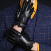 真羊皮触屏手套男士冬季开车保暖加绒韩版商务定做一级皮劳保手套