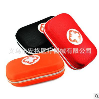 EVA急救包 18件套急救箱 家庭车载礼品野外防震医疗包救生包硬壳图3