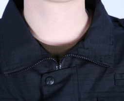 厂家供应茂源黑色工作服套装 保安作训特勤执勤服 户外拓展训练服图2