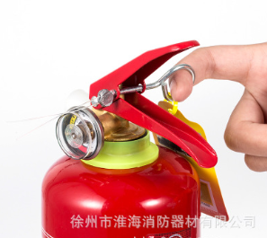 淮海牌手提式干粉灭火器 车用车载灭火器 消防器材MFZ/ABC4kg1kg图2