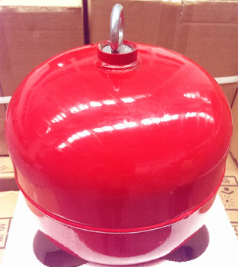 供应悬挂式六氟丙烷自动灭火器装置 洁净气体8kg12kg国标淮海牌图3