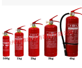 淮海牌手提式干粉灭火器 车用车载灭火器 消防器材MFZ/ABC4kg1kg图2