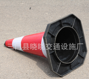 晓晓供应5KG加重加大防台风橡胶提环圆锥 路障 交通警示安全锥图3