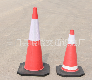 厂家直销 1米EVA压不坏圆锥 道路雪糕筒安全路锥图2