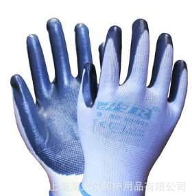 丁腈防油手套80-221 防油耐磨防护手套 防化防油手套 厂家批发图3
