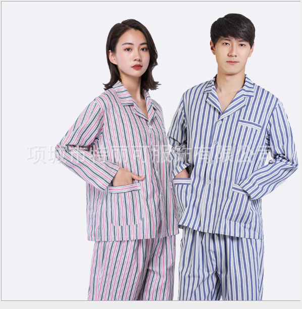 纯棉病号服 纯棉套装 长袖长裤 短袖短裤 病人服住院服夏季病号服图3