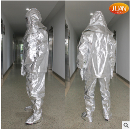 【工厂特价批发】隔热服避火防烫1000度消防铝箔耐高温消防防护服图2