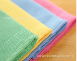 超细纤维毛巾面料 酒店宾馆清洁用品玻璃布玻璃擦去污不留痕现货图2