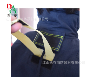 厂家批发 14款消防认证 灭火防护服 检测报告 芳纶拖拉带款消防服图3