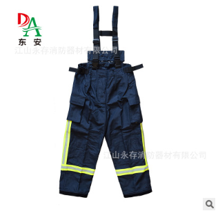 厂家批发 14款消防认证 灭火防护服 检测报告 芳纶拖拉带款消防服图2