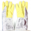 铝箔五指耐腐蚀手套耐高温劳保手套铝箔手套冶金作业劳保防护手套