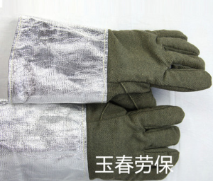 耐高温手套1000度 耐磨隔热劳保手套工业手套防护手套 劳保用品图2
