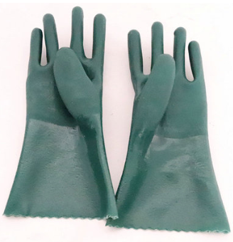 厂家批发耐油丁腈手套 工业劳保丁腈手套 绿色家用洗碗橡胶手套